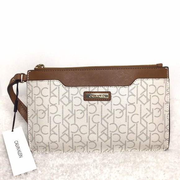 Calvin Klein Handbags - NWT - Calvin Klein Monogram Wristlet Case